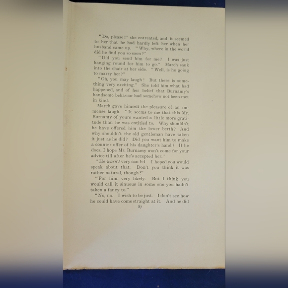 VTG 1899 HC Their Silver Wedding Journey - Volume 1 by William Dean Howells - Picture 11 of 12